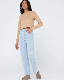 Online Blanks Long Sleeve Baby Tee Womens Basics From 2 For $50*