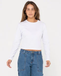 Flash Sale Blanks Long Sleeve Skimmer Tee Womens Tees & Tanks