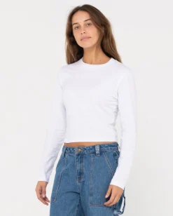 Flash Sale Blanks Long Sleeve Skimmer Tee Womens Tees & Tanks