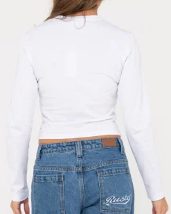 Flash Sale Blanks Long Sleeve Skimmer Tee Womens Tees & Tanks