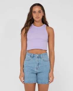 Cheap Blanks Racer Tank Top Womens Tees & Tanks