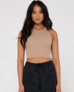 Sale Blanks Racer Tank Top Womens Tees & Tanks