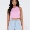 Outlet Blanks Racer Tank Top Womens Tees & Tanks