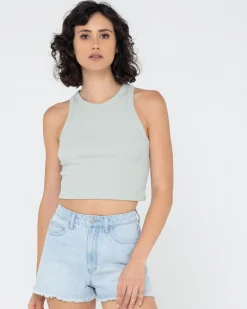 Flash Sale Blanks Racer Tank Top Womens Tees & Tanks