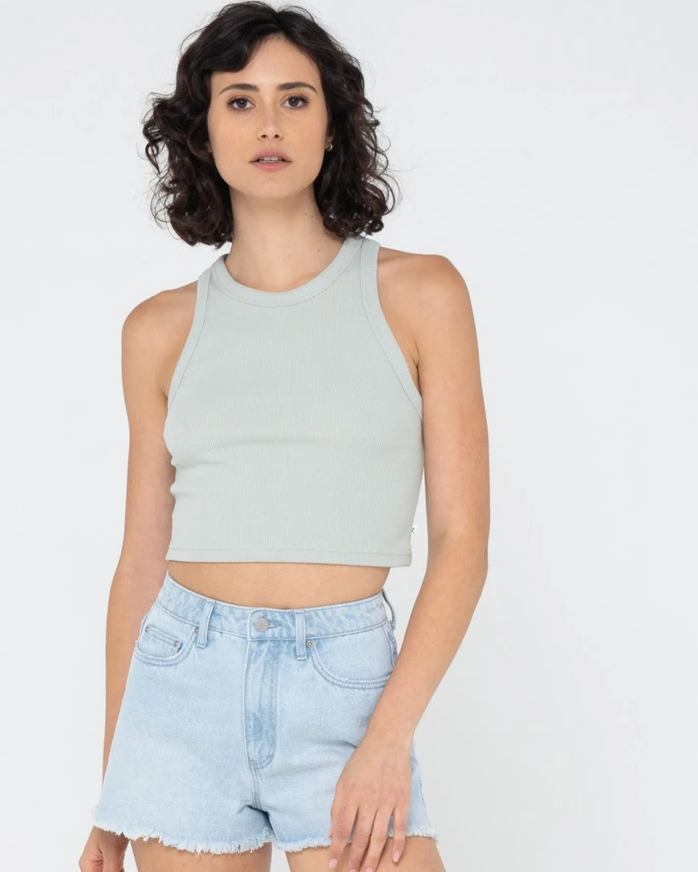 Flash Sale Blanks Racer Tank Top Womens Tees & Tanks