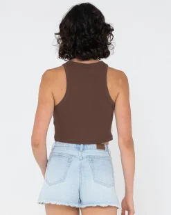 New Blanks Racer Tank Top Womens Tees & Tanks