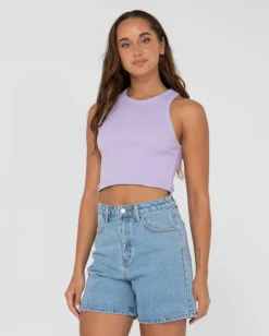 Cheap Blanks Racer Tank Top Womens Tees & Tanks