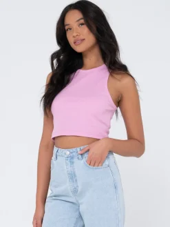 Outlet Blanks Racer Tank Top Womens Tees & Tanks