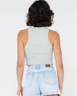 Flash Sale Blanks Racer Tank Top Womens Tees & Tanks