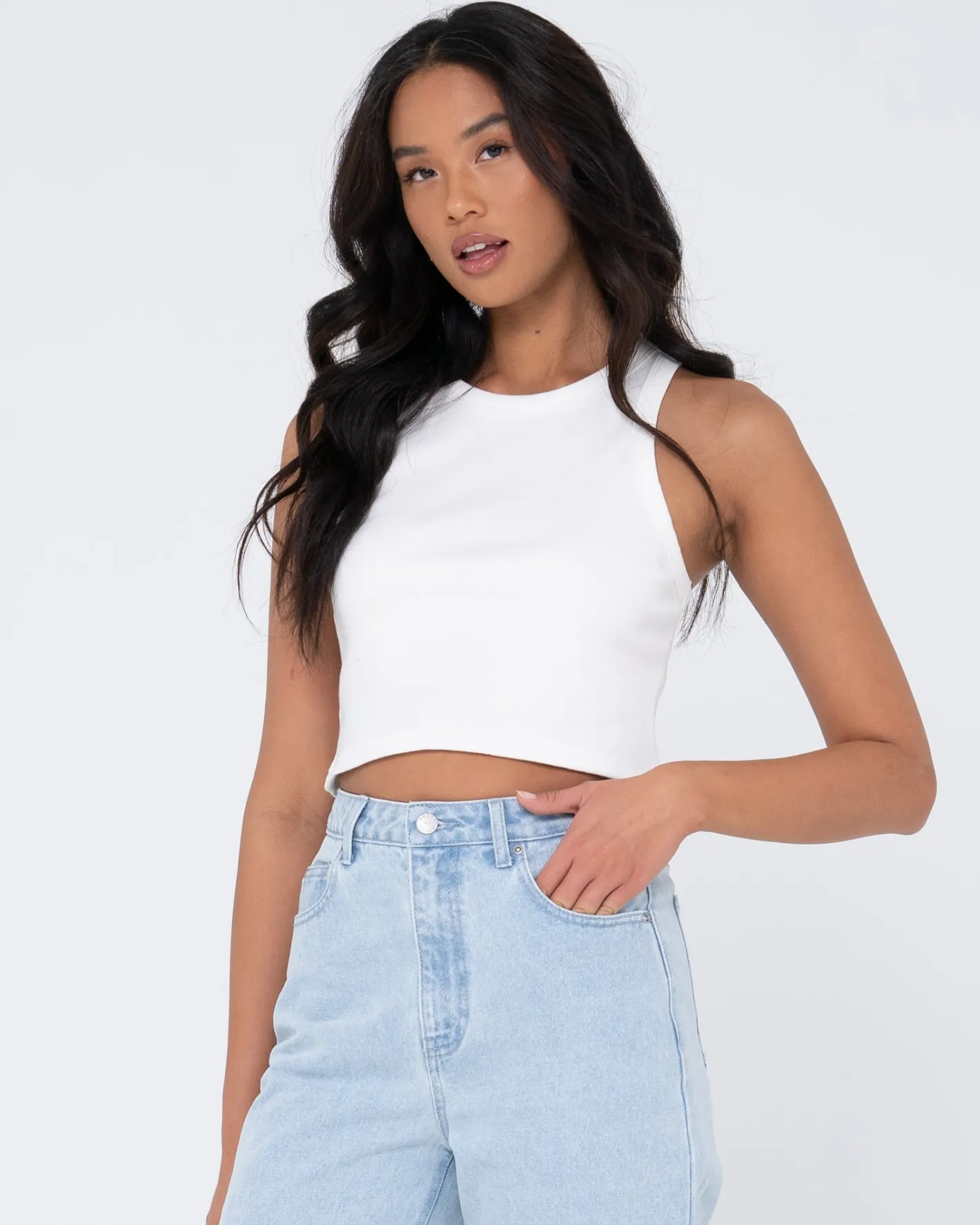 Best Blanks Racer Tank Top Womens Tees & Tanks