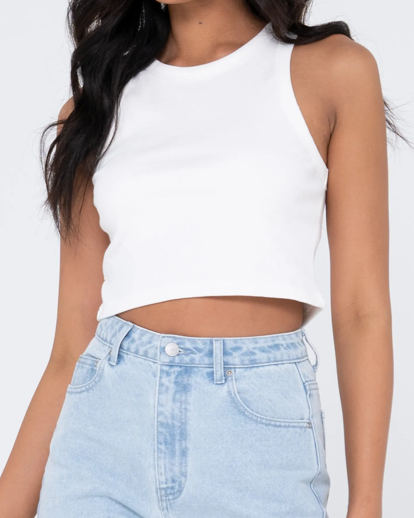 Best Blanks Racer Tank Top Womens Tees & Tanks