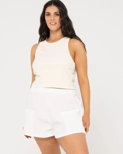 Hot Blanks Racer Tank Top Womens Tees & Tanks