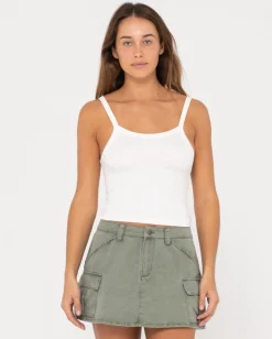 Hot Blanks Skimmer Cami Womens Tees & Tanks