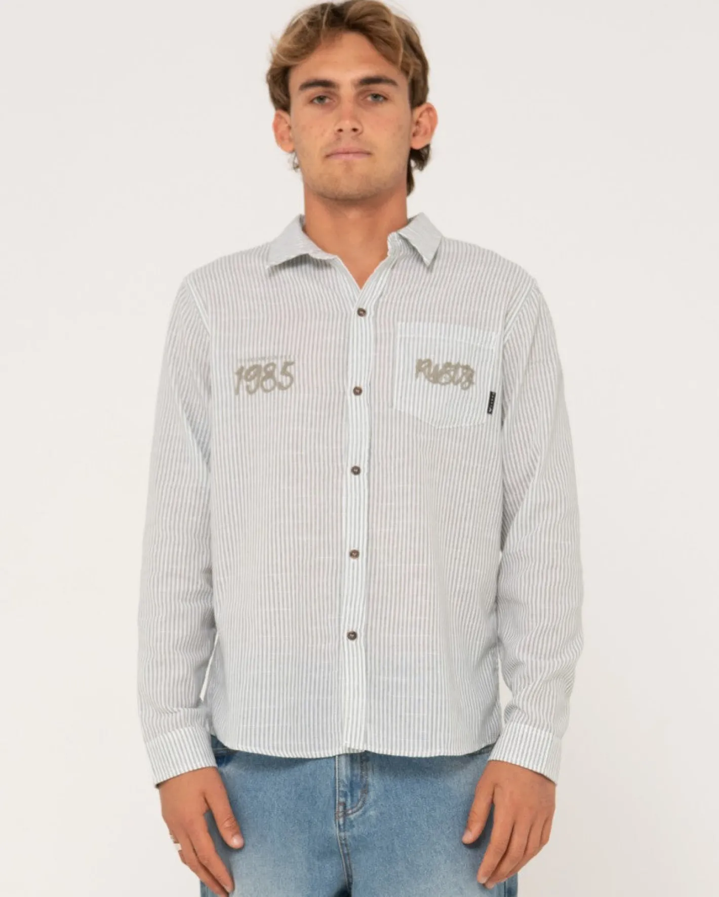 Flash Sale Boat Day Linen Long Sleeve Shirt Mens Shirts