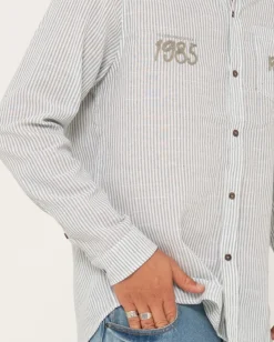 Flash Sale Boat Day Linen Long Sleeve Shirt Mens Shirts
