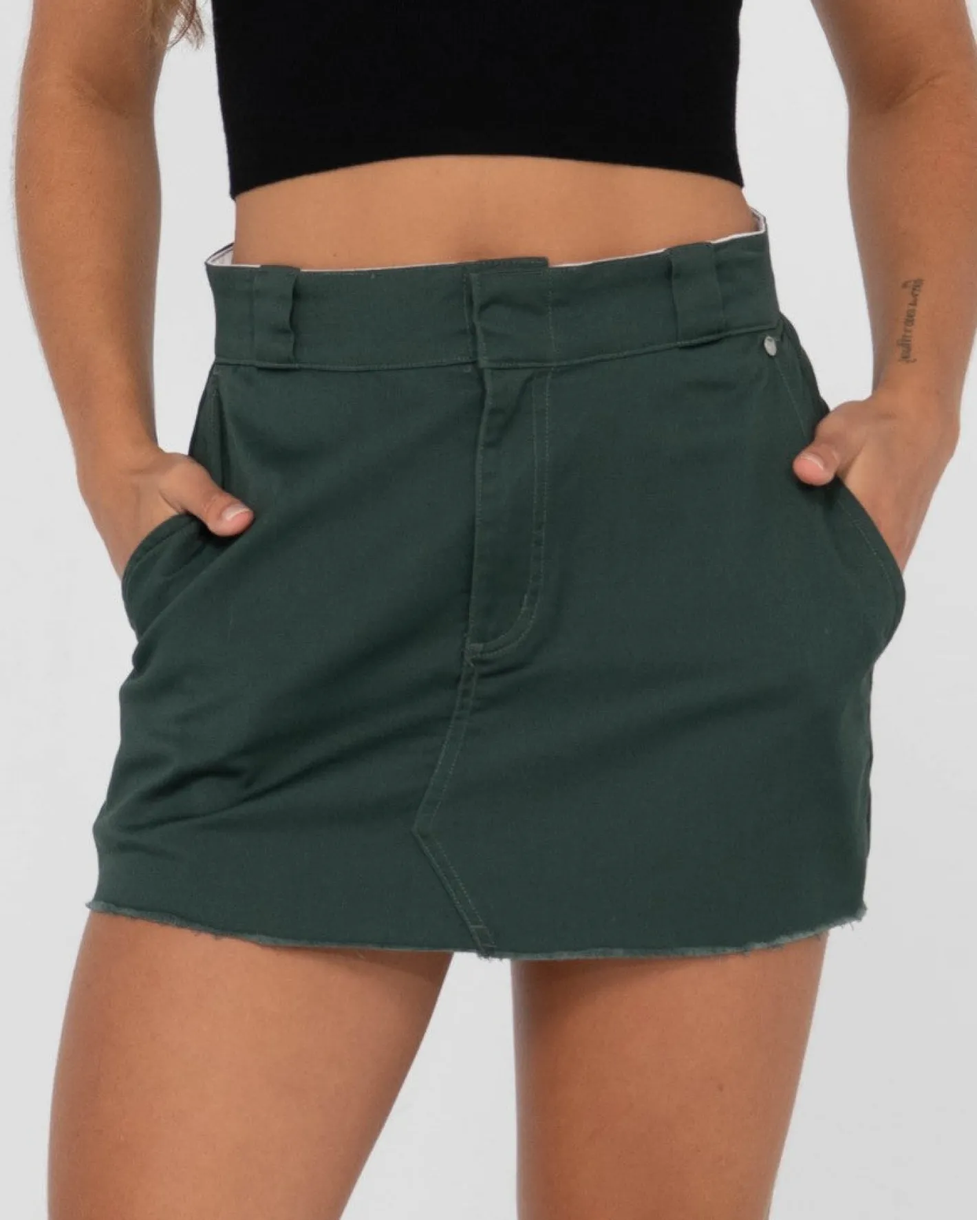Cheap Bobbi Mid Rise Mini Skirt Womens Skirts