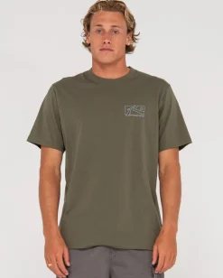 Best Boxed Out Short Sleeve Graphic Tee Mens Tees