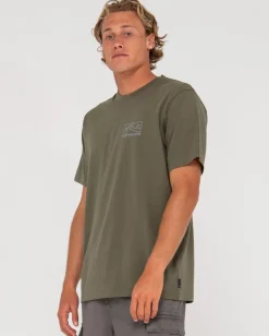 Best Boxed Out Short Sleeve Graphic Tee Mens Tees
