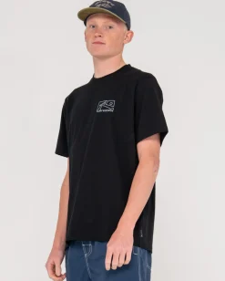 Best Sale Boxed Out Short Sleeve Graphic Tee Mens Tees