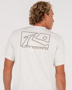 Flash Sale Boxed Out Short Sleeve Graphic Tee Mens Tees