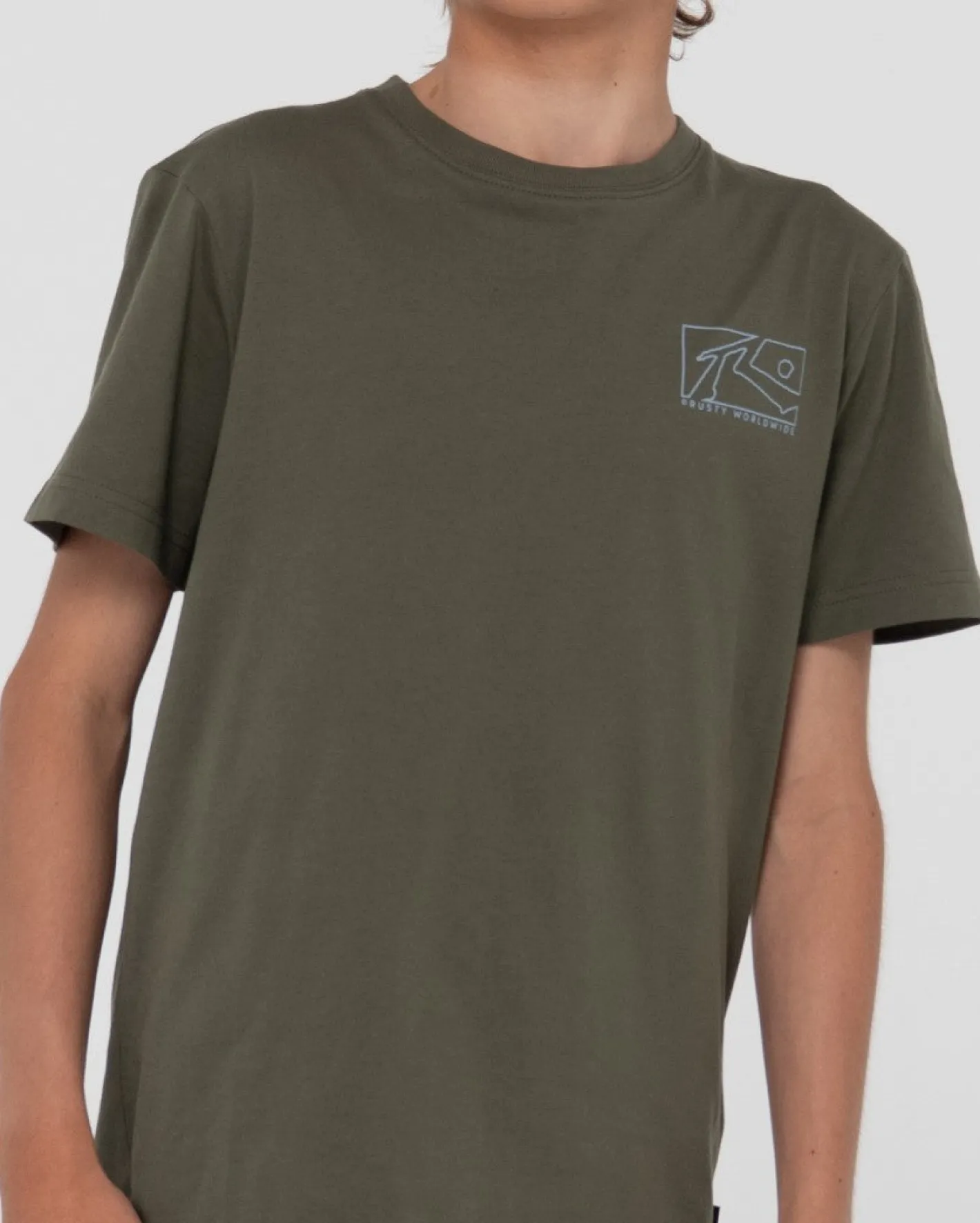 Fashion Boxed Out Short Sleeve Graphic Tee Boys Kids Tops