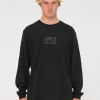 Shop Boxed Out Waffle Long Sleeve Tee Mens Tees