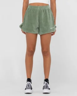 Discount Bronte High Waisted Cord Short Womens Shorts