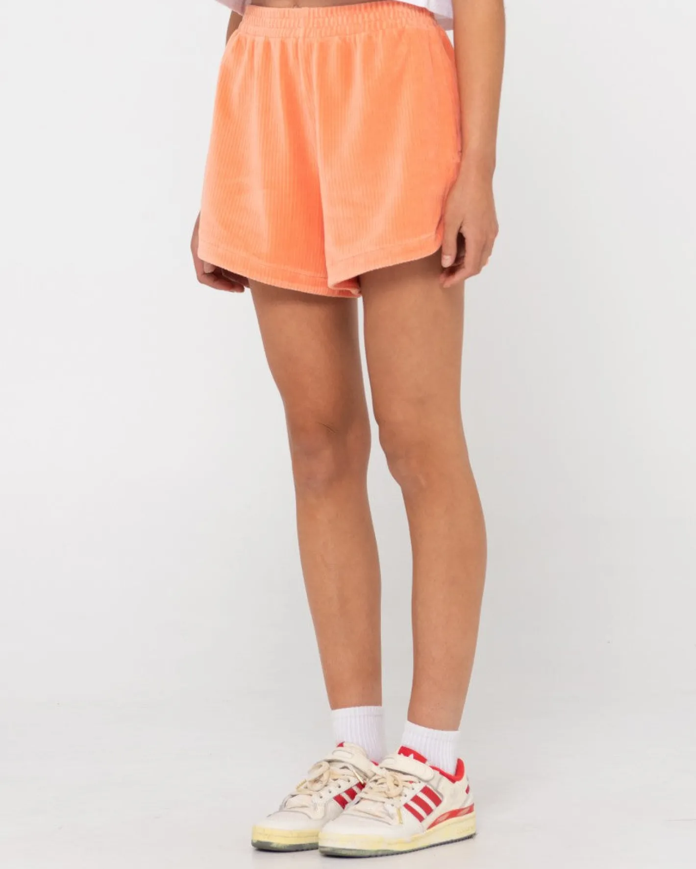Cheap Bronte High Waisted Cord Short Womens Shorts