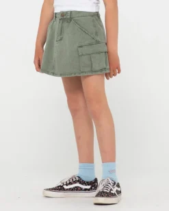 Best Sale Brooks Low Rise Twill Cargo Skirt Girls Kids Bottoms