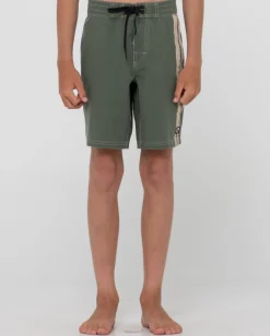 Cheap Burnt Rubber Vintage Wash Boardshort Boys Kids Bottoms