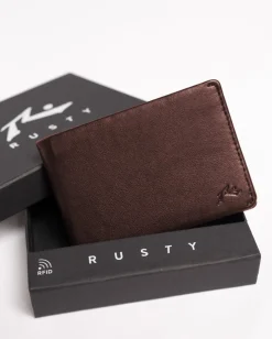 Shop Busted Leather Wallet Mens Wallets