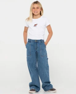 Online Butterfly Skimmer Baby Tee Girls Kids Tops