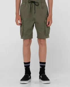 Store Camper Cargo Elastic Short Boys Kids Bottoms