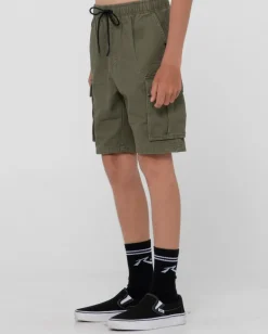 Store Camper Cargo Elastic Short Boys Kids Bottoms