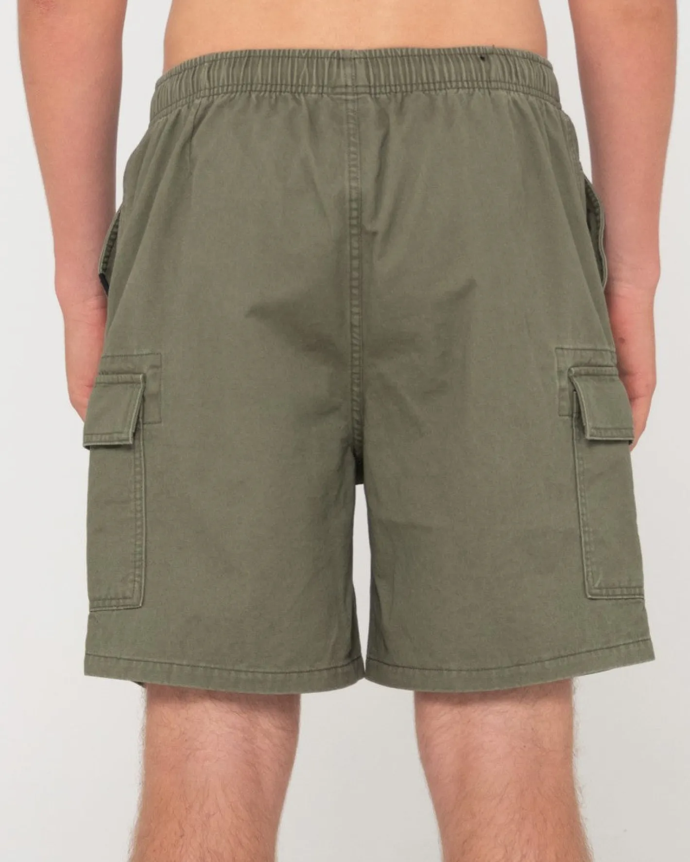 Cheap Camper Cargo Elastic Short Mens Shorts