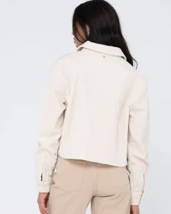 Best Sale Carmen Cord Overshirt Jacket Womens Shirts