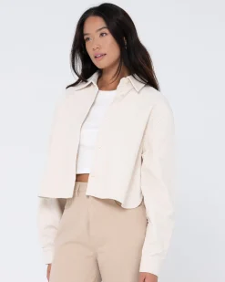 Sale Carmen Cord Overshirt Jacket Womens Jackets