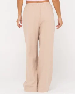 Hot Carolina High Waisted Relaxed Fit Linen Pant Womens Pants