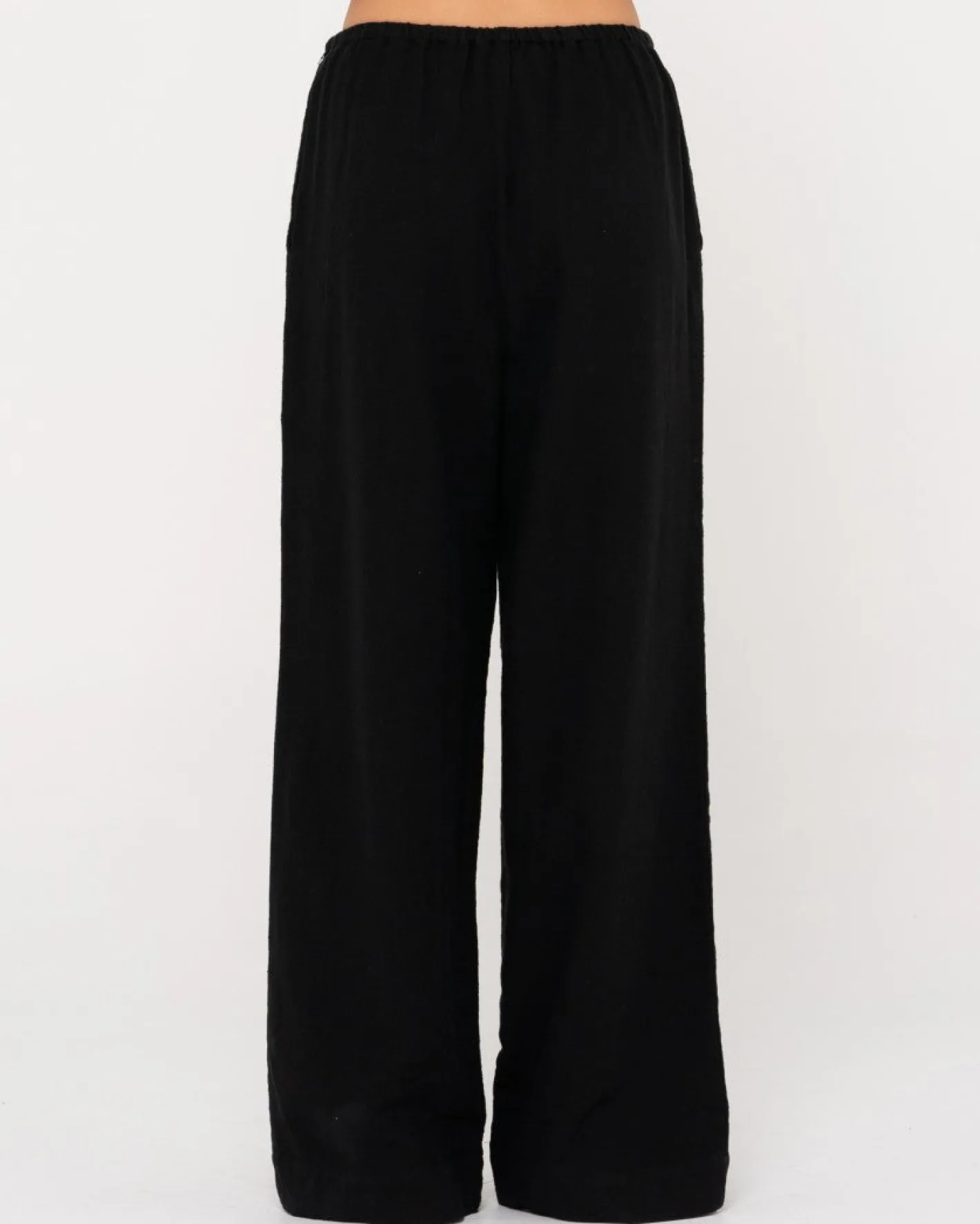 Fashion Carolina High Waisted Relaxed Fit Linen Pant Womens Pants