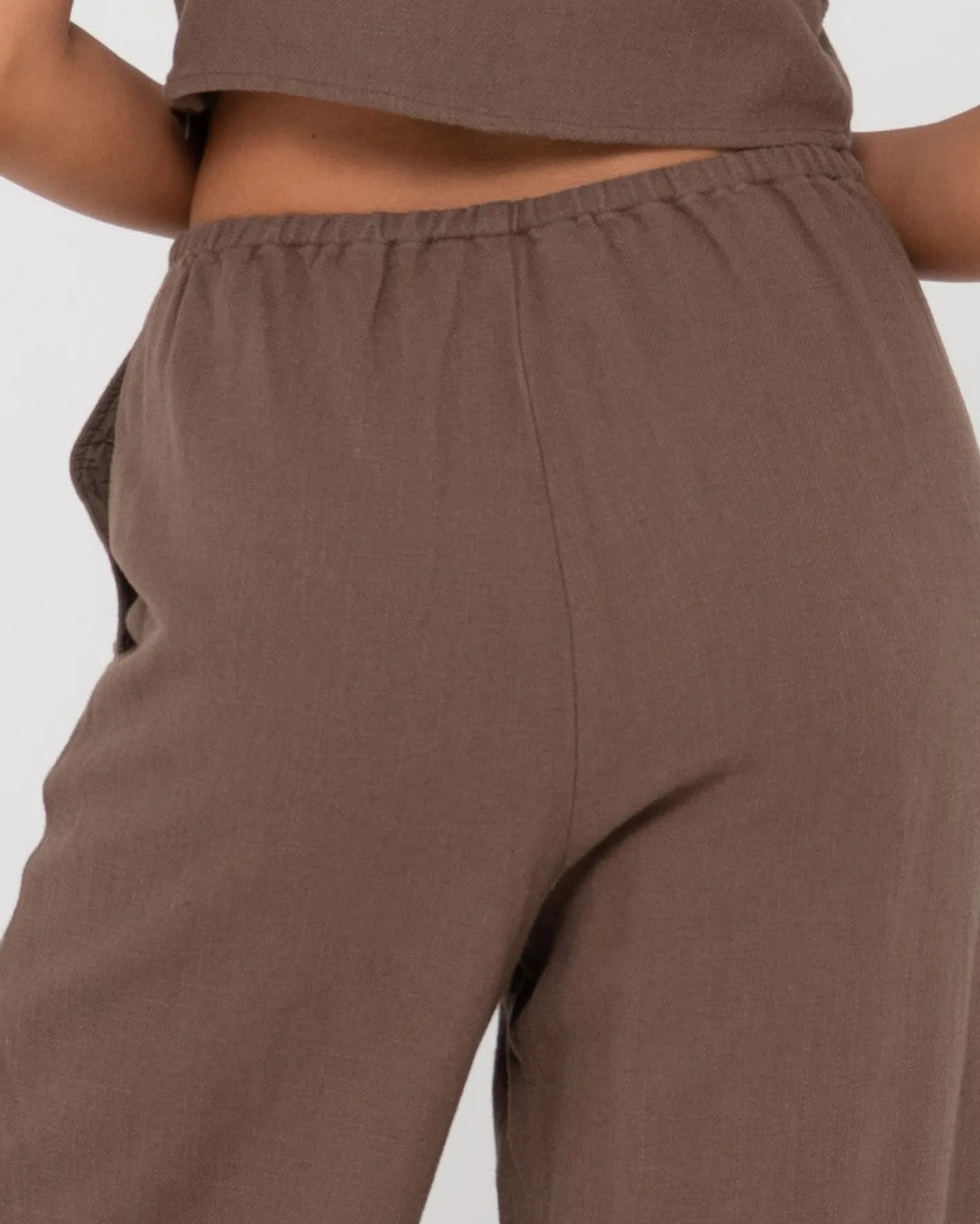 Best Carolina High Waisted Relaxed Fit Linen Pant Womens Pants