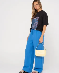 Best Carolina High Waisted Relaxed Fit Linen Pant Womens Pants
