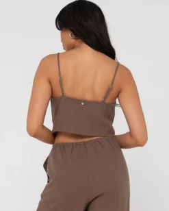 Store Carolina V Neck Linen Slip Top Womens Fashion Tops