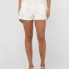 Sale Cassidy High Waisted Linen Short Womens Shorts