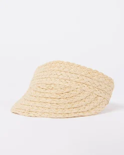 Discount Cindy Straw Adjustable Visor Womens Caps & Hats