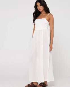 Store Coco Shirred Maxi Dress Womens Maxi Dresses