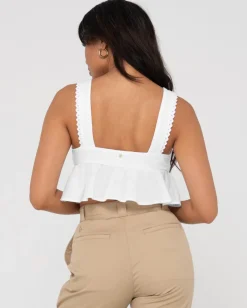 Sale Coco V Neck Crop Top Womens Overswim