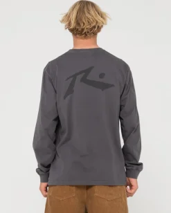 Sale Comp Wash Long Sleeve Tee Mens Tees