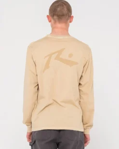 Hot Comp Wash Long Sleeve Tee Mens Tees