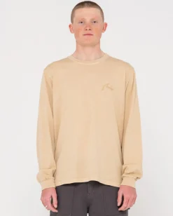Hot Comp Wash Long Sleeve Tee Mens Tees