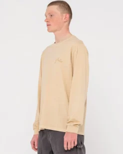 Hot Comp Wash Long Sleeve Tee Mens Tees
